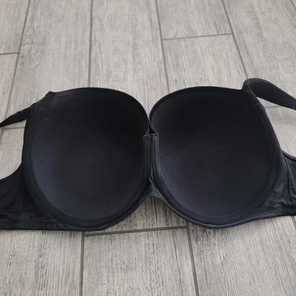 Soma Stunning Support Full Coverage Bra Solid Black Women's Size 40G - Picture 9 of 11